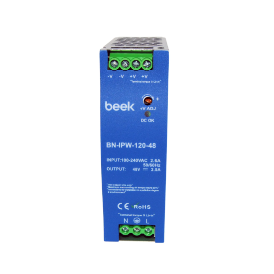 MBL BDCOM BEEK BN-IPW-120-48 DIN RAİL POWER SUPPLY