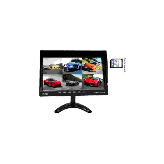 TWOGO 10 Inç 6 Kanallı 170 '' 6 Kameralı Hybrid Dvr Araç Monitörü GO-İ6006 AHD