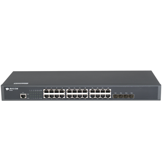 BDCOM S2900-48T4X-DC 48 Port Yönetilebilir Network Switch