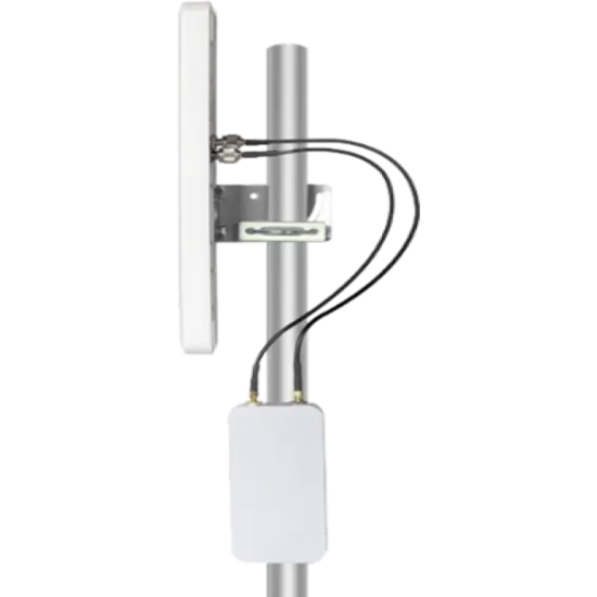 BDCOM WBR55G-BS90 3~5KM Wireless Baz İstasyonu  867 Mbps 5 Ghz 2xGigabit Ethernet Harici Yönlü Anten Çift Polarize Anten