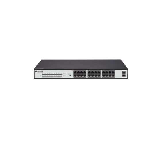 BDCOM S1526D 24 Port 10/100/1000M Switch/2 GE SFP port 400W