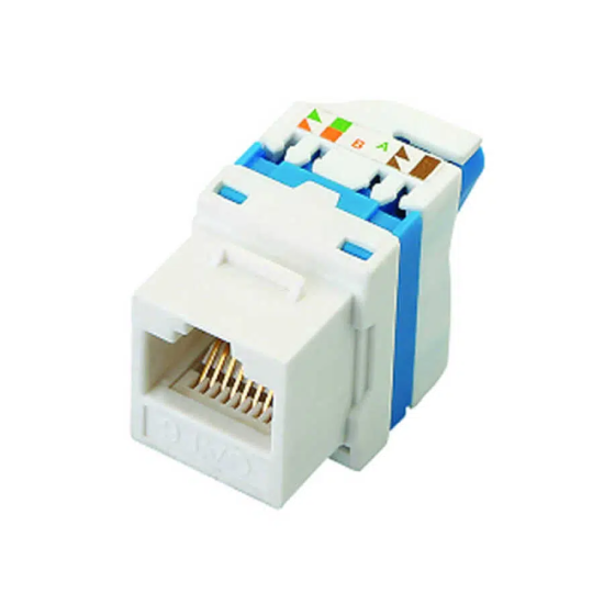 AR-180KJC UTP CAT6 KEYSTONE SOKET 180 DERECE ÇEVİRMELİ