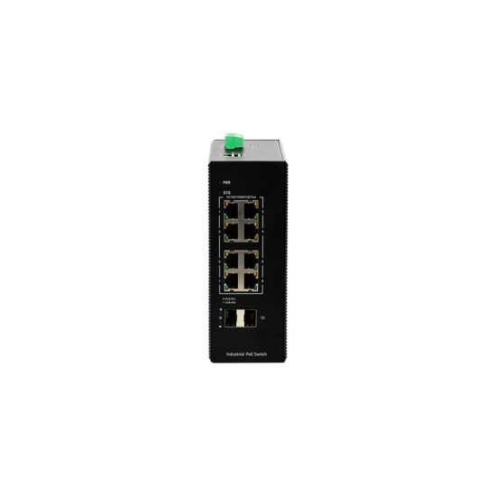 BDCOM IES200-L25-2S8P 2 PORT GIGABIT SFP+8PORT POE ENDÜSTRİYEL YÖNETİLEBİLİR SWİTCH