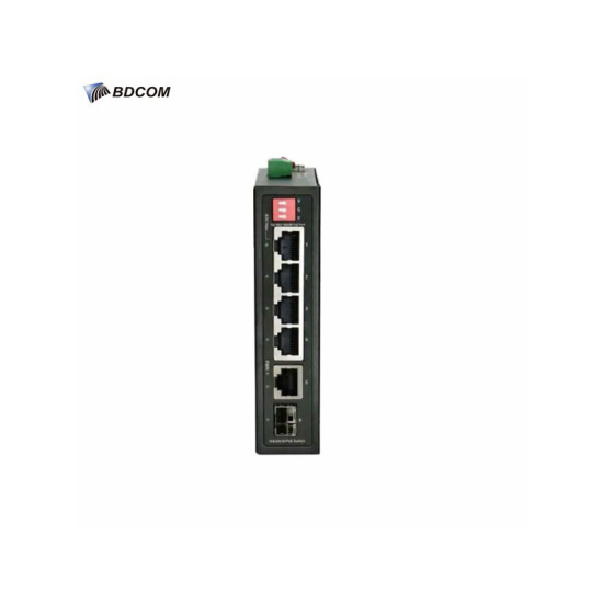 BDCOM IES200-LSTW2040P 4 PORT GE POE+2 PORT GE SFP Endüstriyel PoE Switch