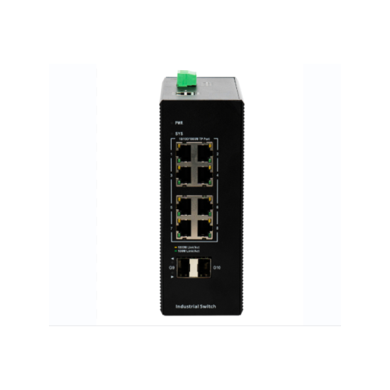 BDCOM IES200-LSTW2080P 8 PORT GE POE+2 PORT GE SFP Endüstriyel PoE Switch
