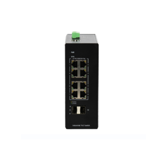 BDCOM IES200-V25-2S8P 8 PORT GİGABİT PoE + 2 PORT GİGABİT SFP / 240W / YÖNETİLEBİLİR ENDÜSTRİYEL SWITCH