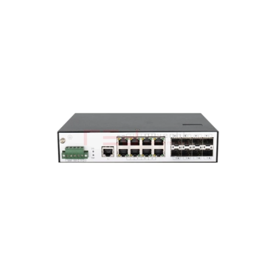 BDCOM IES2000-TW8S8P 8 Gigabit PoE+8 Gigabit SFP L2+ port Yönetilebilir Endüsriyel PoE Switch