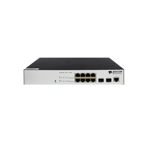 BDCOM S2510-C 10 8 Port 100/1000M Gigabit Network Yönetilebilir Switch