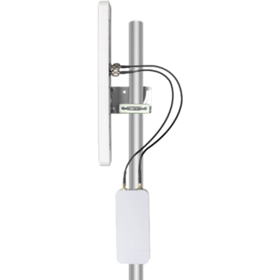 BDCOM WBR55G-BS90 3~5KM Wireless Baz İstasyonu  867 Mbps 5 Ghz 2xGigabit Ethernet Harici Yönlü Anten Çift Polarize Anten