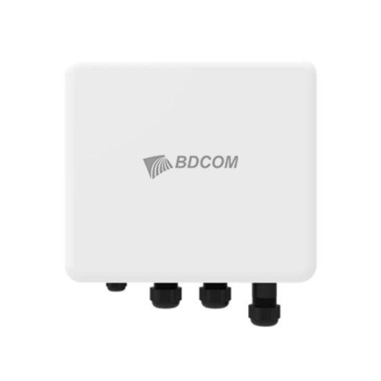 BDCOM WBR65G-150 15KM+ Backbone Wireless Bridge WiFi6 2402 Mbps 5 Ghz 3 Gigabit Ethernet (1 *GSFP Dahil )Dahili Çift Yönlü Polarize Anten
