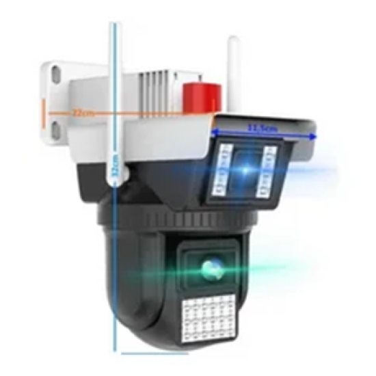 O-KAM-3040 6MP Dual Lens WIFI PTZ Camera