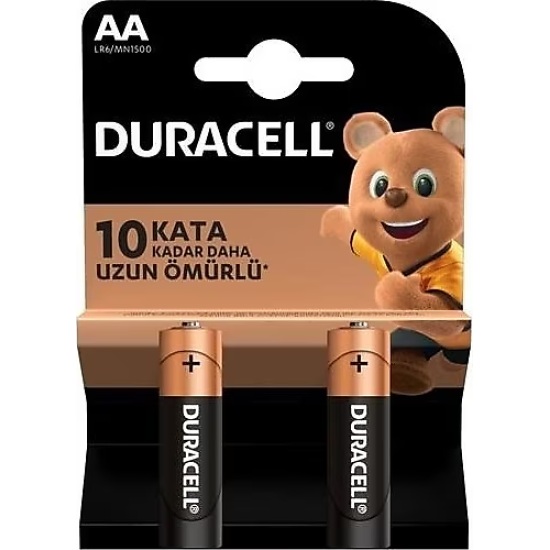 DURACELL AA 2'Lİ PİL