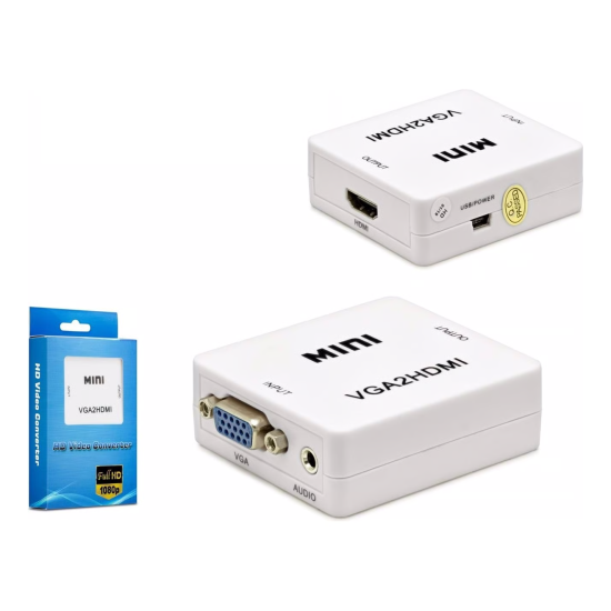 HADRON HDX1283 ÇEVİRİCİ VGA TO 2HDMI M/2F