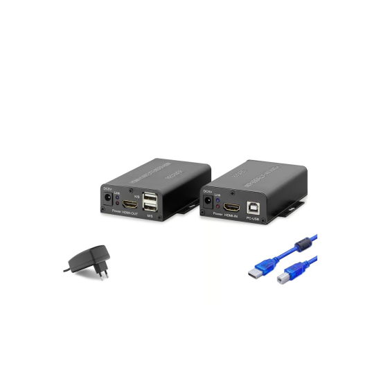 HADRON HDX1302 EXTENDER HDMI KVM 60MT