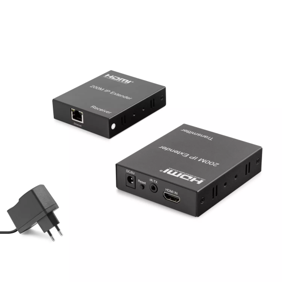 HADRON HDX1349 HDMI EXTENDER IP 200MT