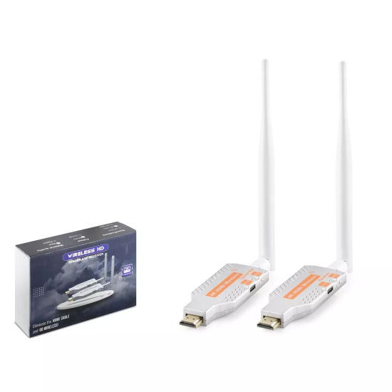 HADRON HDX1350 HDMI EXTENDER KABLOSUZ 1TX*1RX 100 MT 4K