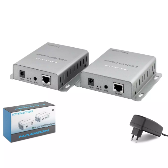 Hadron Hdx1600 Hdmi Extender 4K 30Hz 1.4V 60M Silver