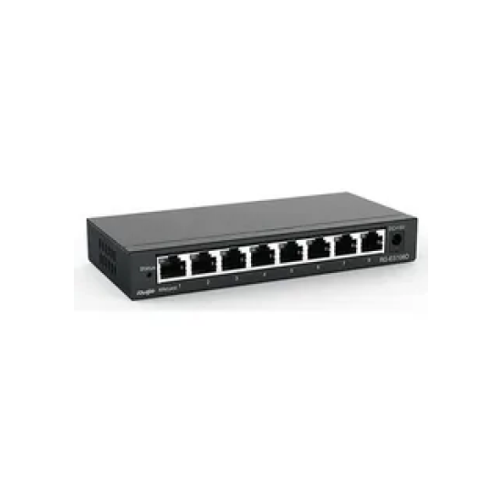 RUIJIE REYEE RG-ES108GD 8 PORT GIGABIT TAK CALISTIR METAL KASA SWITCH