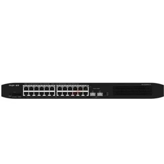 RUIJIE REYEE RG-ES226GC-P 24 PORT POE 2 PORT SFP 10/100/1000 YÖNETİLEBİLİR SWITCH 370W