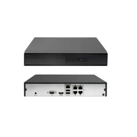 HIKVISION DS-7104NI-Q1/4P 4 KANAL / 6MP/ 1 SATA X 6 TB / POELİ NVR KAYIT CİHAZI