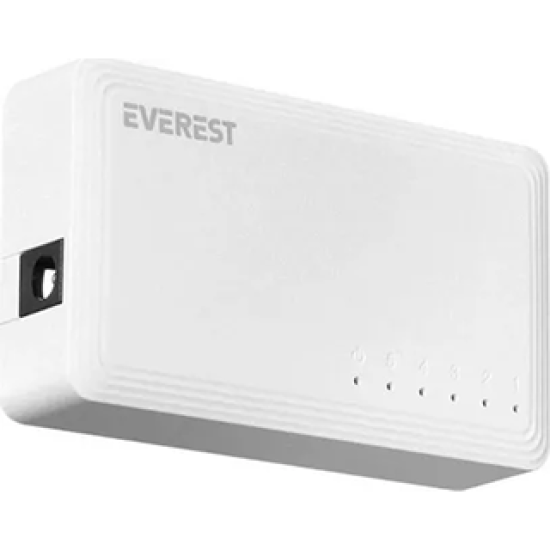 İST Everest EVERLINK ESW-515G 5 Port 10/100/1000Mbps Gigabit Ethernet Masaüstü Ethernet Switch Hub