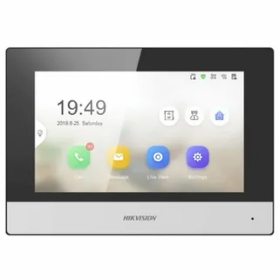 HIKVISION DS-KH6320-WTE1 WIFI  7“ VİLLA TİPİ İNTERCOM İÇ ÜNİTE