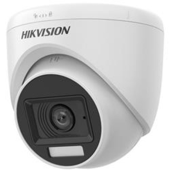 HIKVISION DS-2CE76K0T-LPFS 2.8mm 3K Dual-Light Hybrid Colorvu Fixed Mini Dome Kamera -Dahili mic
