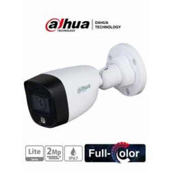 DAHUA HAC-HFW1209CP-LED 2MP 3.6MM BULLET  FULL COLOR KAMERA