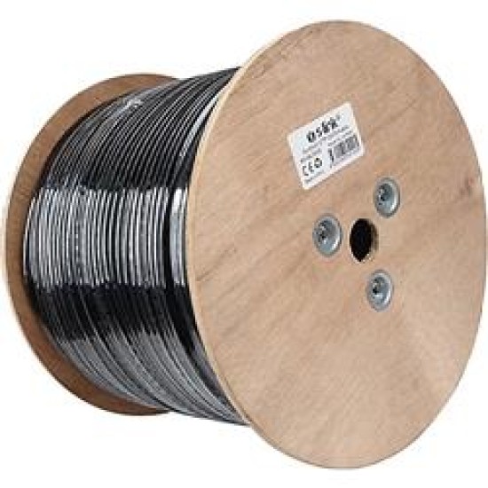 S-LİNK SL-CAT609 KABLO  OUTDOOR UTP CAT6 DIŞ CEPHE SİYAH KABLO