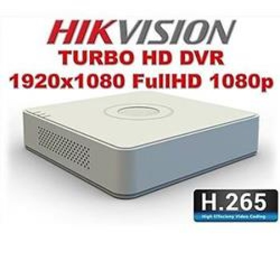 HIKVISION DS-7104HGHI-K1 4 Kanal 1080p Lite Mini 1U H.265 DVR