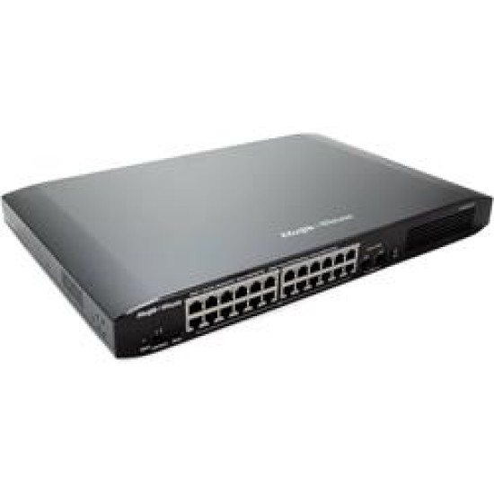 RUIJIE REYEE RG-ES226GC-P 24 PORT POE 2 PORT SFP 10/100/1000 YÖNETİLEBİLİR SWITCH 370W