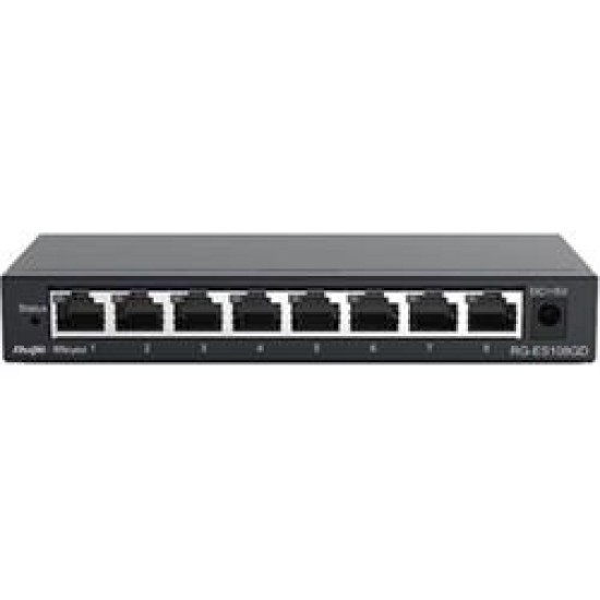 RUIJIE REYEE RG-ES108GD 8 PORT GIGABIT TAK CALISTIR METAL KASA SWITCH