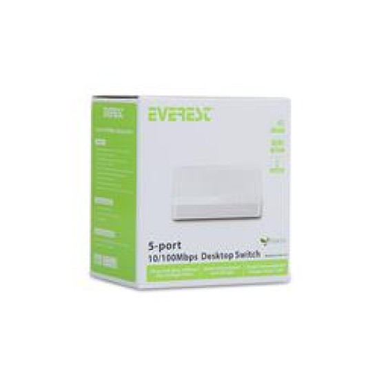 Everest ESW-105 5 Port 10/100Mbps Ethernet Switch Hub