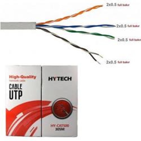HYTECH HY-CAT500 CAT5 305M İNTERNET KABLOSU