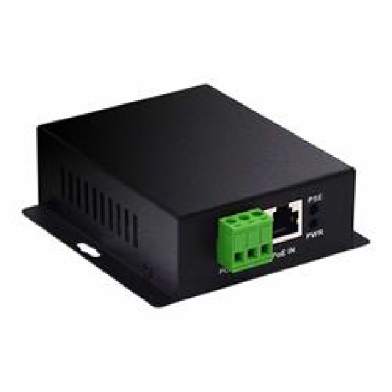 Wİ-TEK WI-POE61-24V 2*GE PoE Converter with 1*48V PoE In,1*24V PoE Out