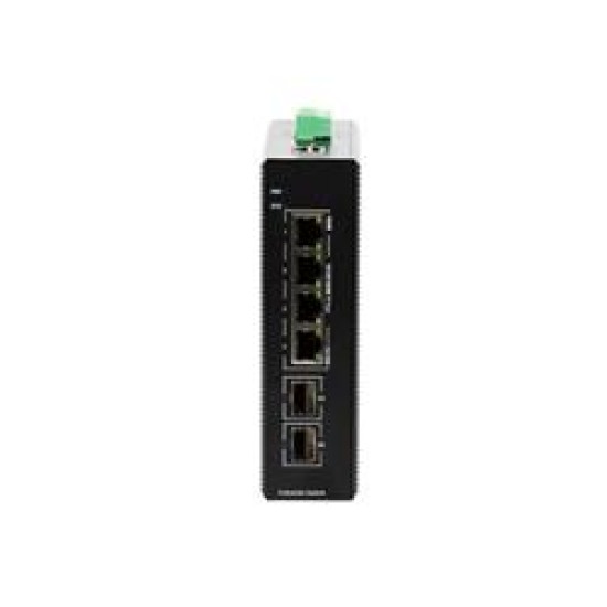 BDCOM IES200-L25-2S4P 2 PORT GIGABİT SFP+4PORT POE L3 YÖNETİLEBİLİR Endüstriyel PoE Switch